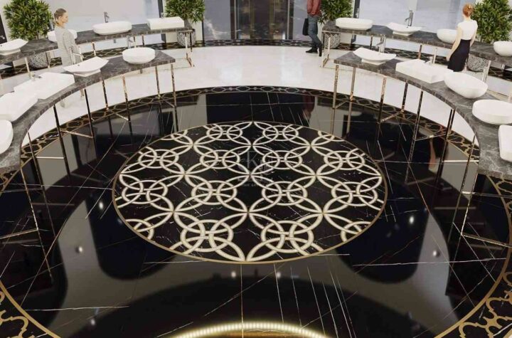 Marble Inlay Flooring