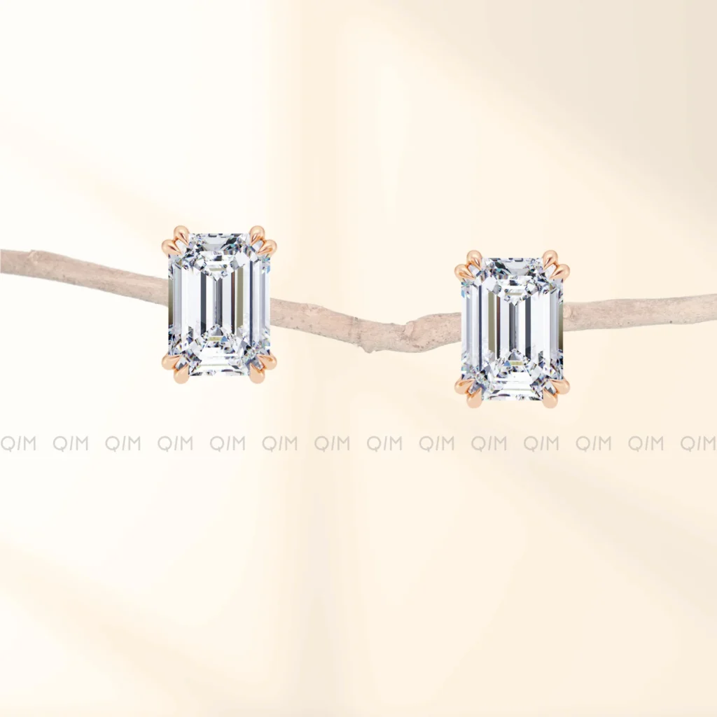 lab diamond earrings