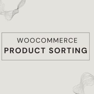 WooCommerce Sort Products