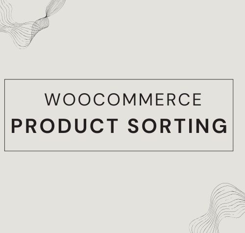 WooCommerce Sort Products